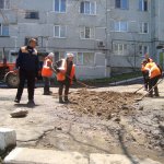 В Славянке дороги уже латают